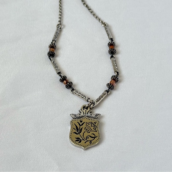 Vintage Brighton “Rue Royale” Elegant Silver Pendant Necklace - Picture 5 of 6